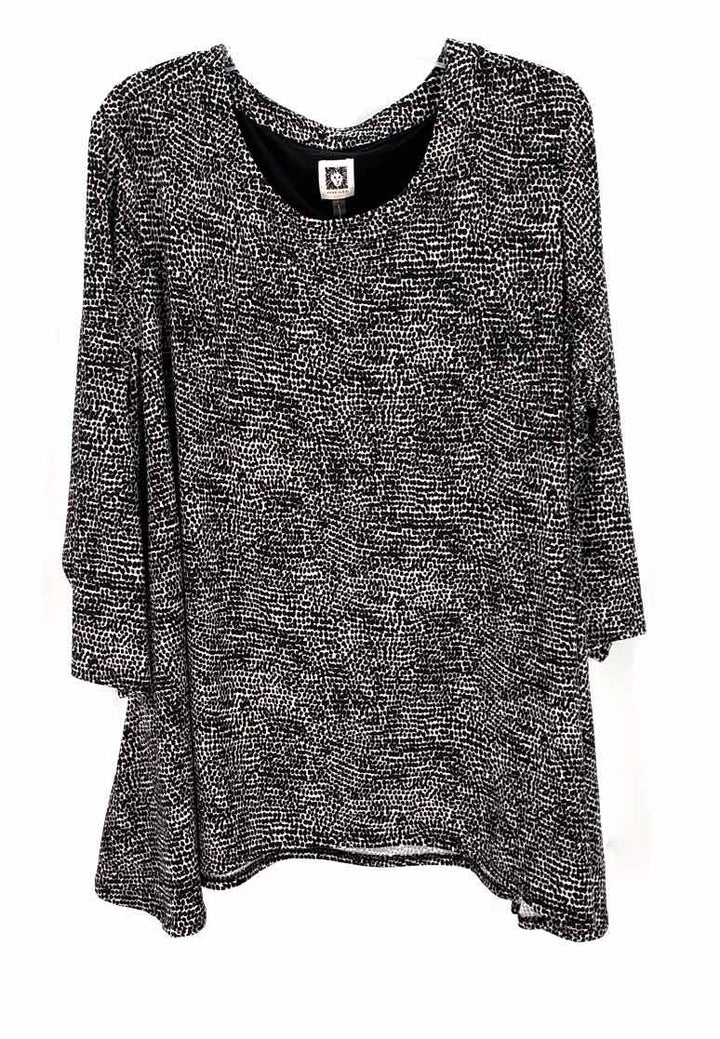 Size 3X Anne Klein Black Shirt