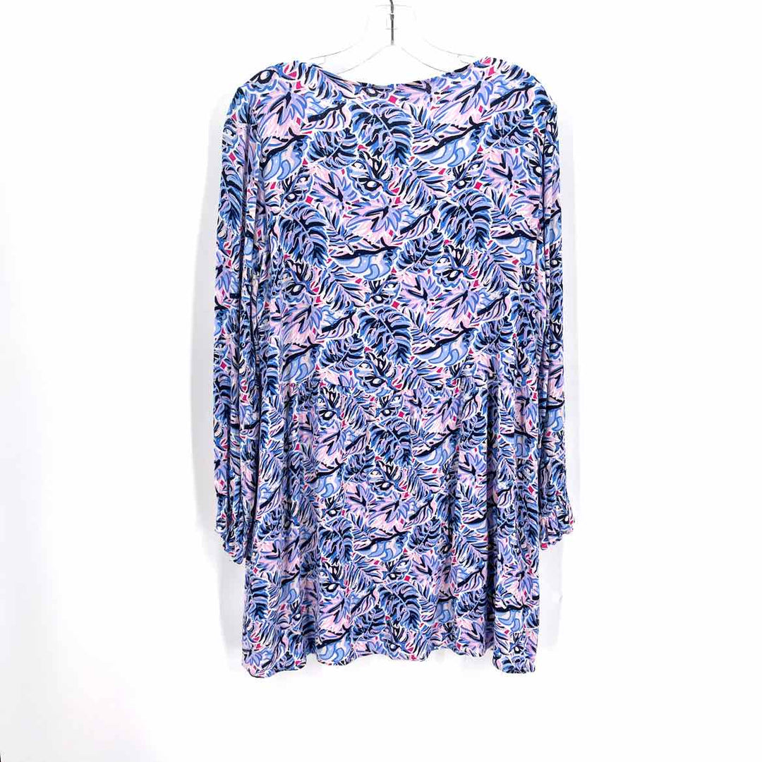 Size XL SIMPLY SOUTHERN Blue Print Shirt