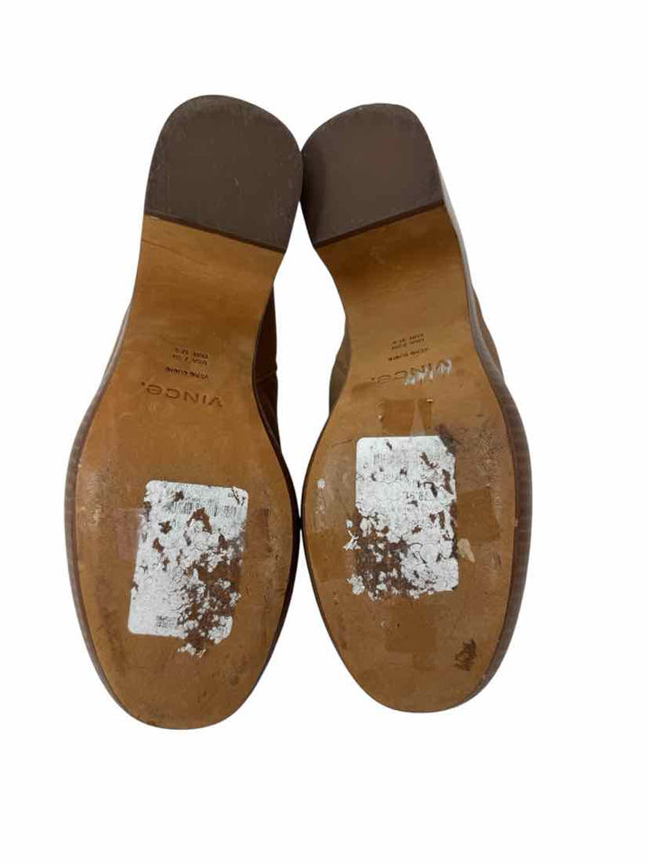 Shoe Size 7.5 VINCE Tan Leather Pumps