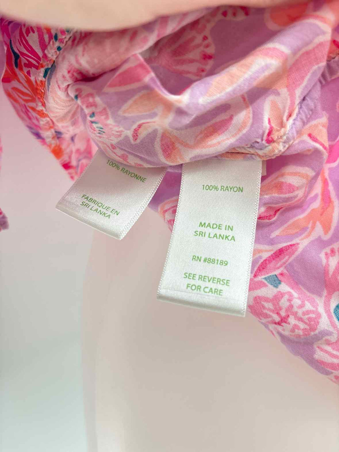 Size XS Lilly Pulitzer Multi-Color Silk Shirt