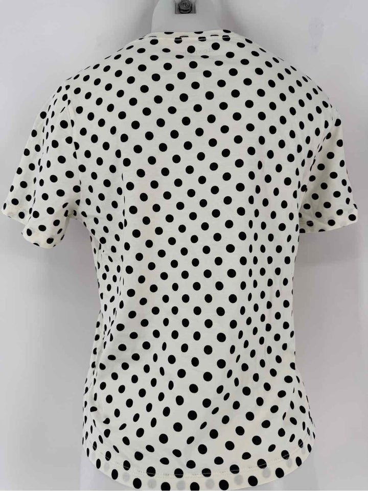 Size XXS Kate Spade White Print Shirt