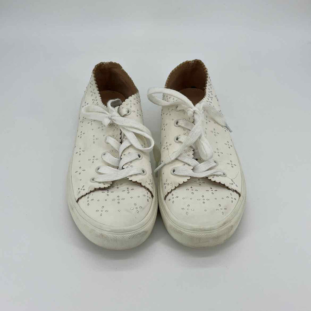 Shoe Size 10 LOFT White Faux Leather Sneakers