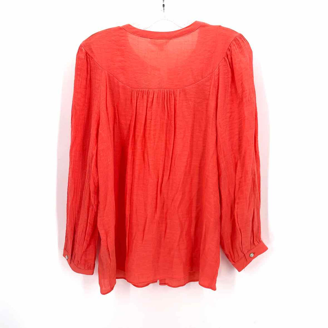 Size M NANETTE LEPORE Orange Shirt
