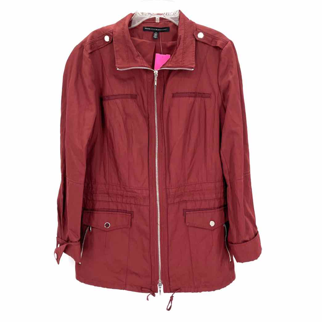 Size 12 White House Black Market Burgundy Jacket
