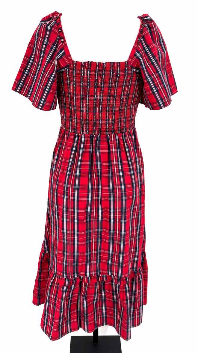 Size S DRAPER JAMES Red Print Dress