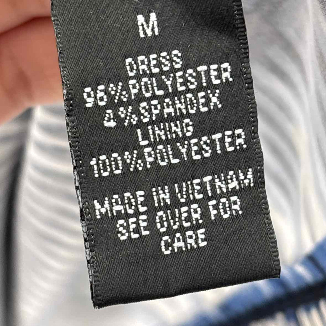 Size M Blue Print Dress