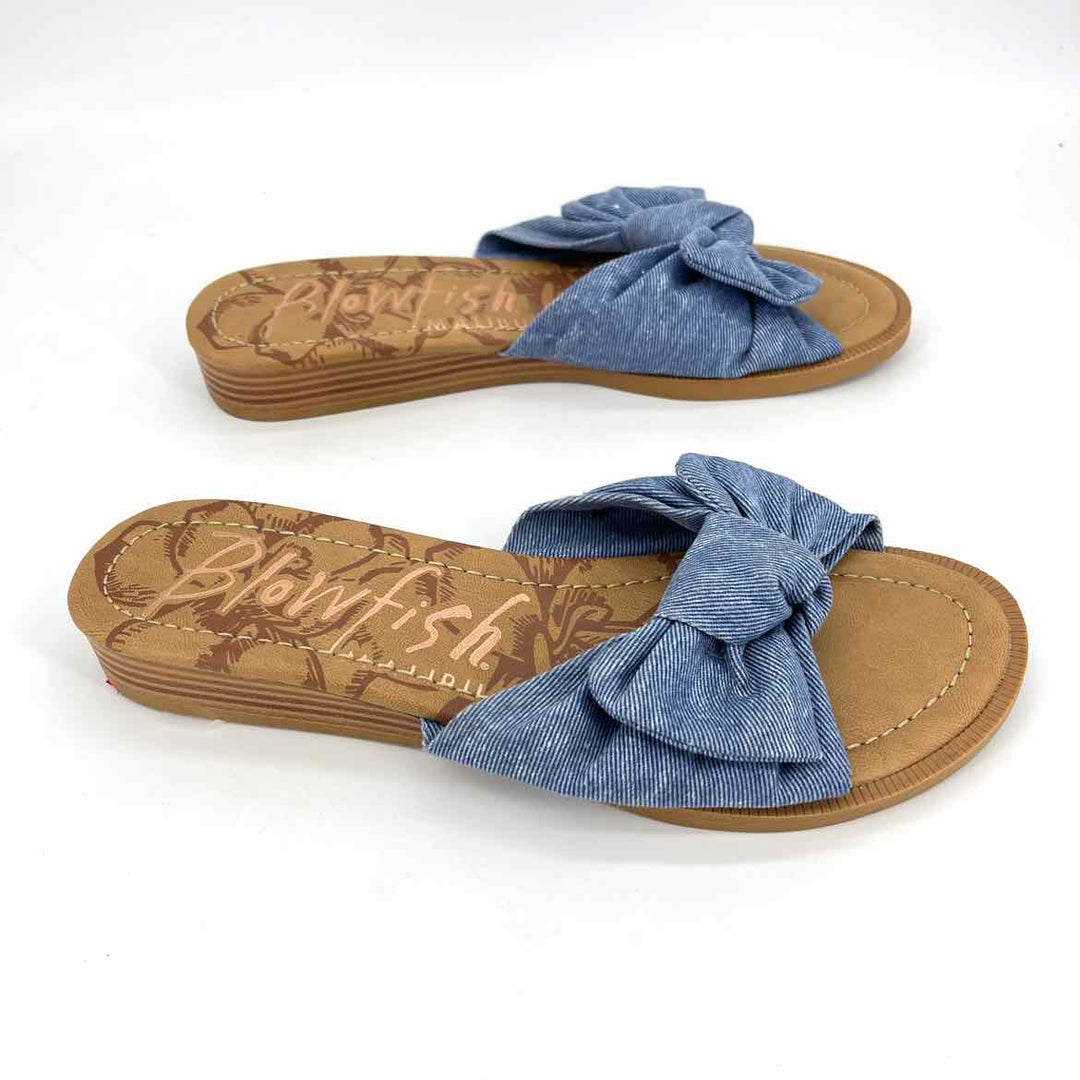 Shoe Size 10 BLOWFISH Blue Denim Sandals