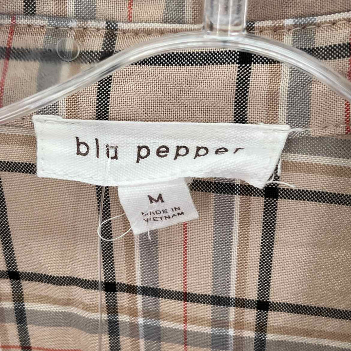 Size M BLU PEPPER Tan Dress