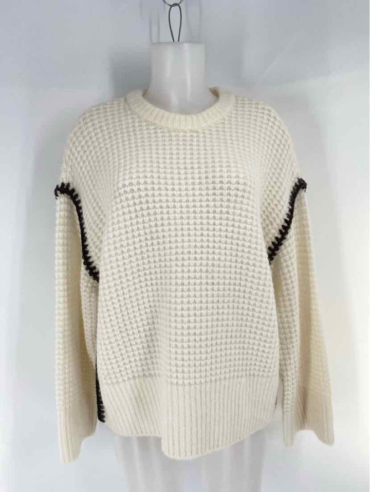 Size M RAG & BONE Cream Sweater