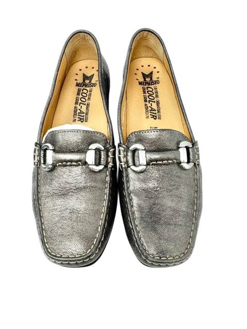 Shoe Size 8.5 Bronze Leather Flats