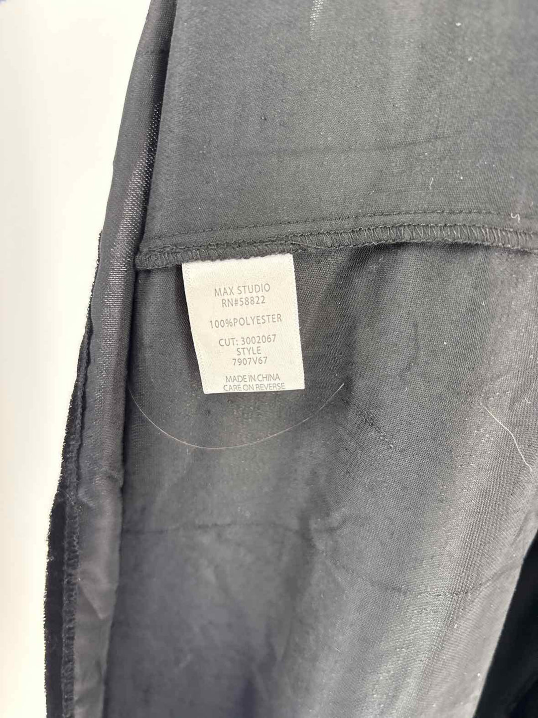Size XL MAX STUDIO Black Dress