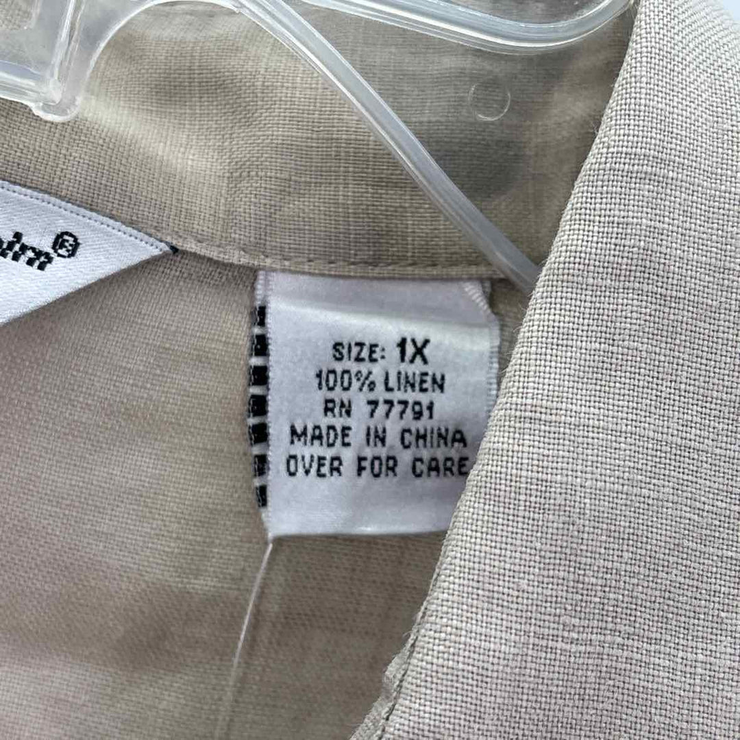 Size 1X Tan Shirt