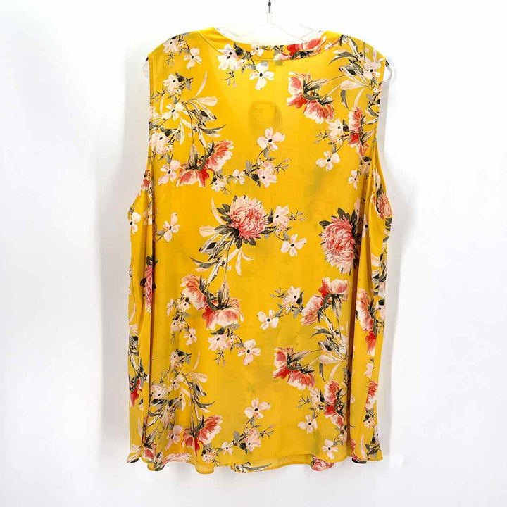 Size 2X ROSE + OLIVE Yellow Shirt
