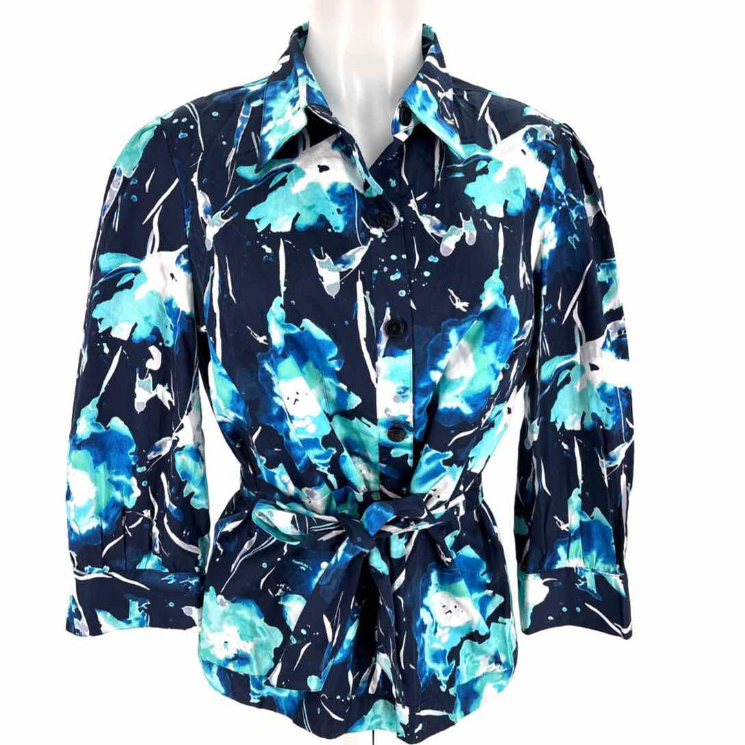 Size L Jones New York Navy Shirt