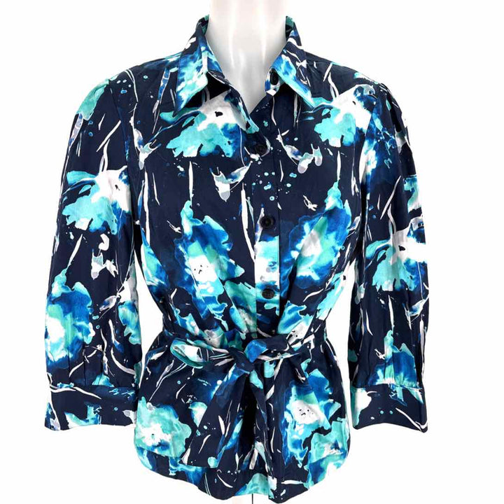 Size L Jones New York Navy Shirt