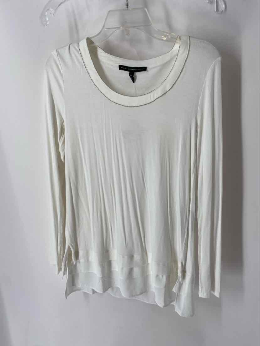 Size XS White House Black Market Cream Shirt