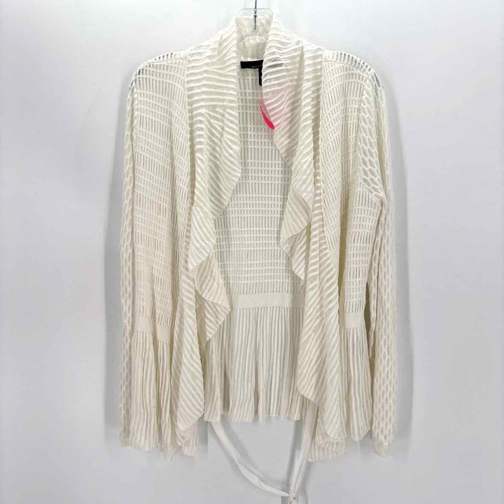 Size M White House Black Market White Sweater
