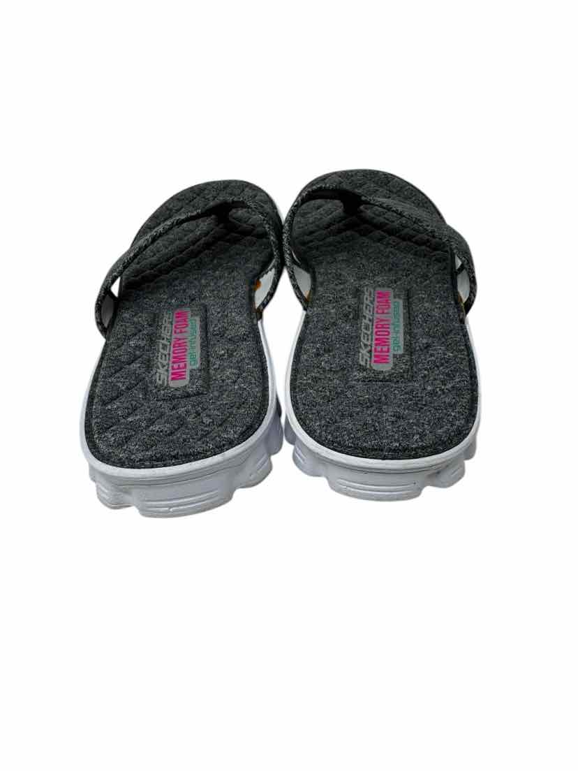 Shoe Size 10 Sketchers Gray Sandals
