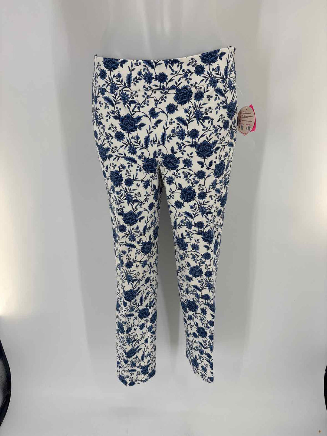 Size 2 Talbots White Print Pants