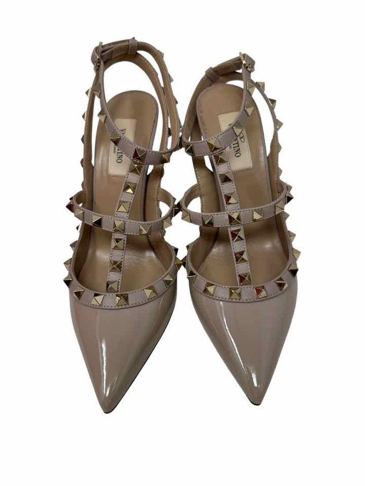 Shoe Size 8.5 VALENTINO Tan Luxury - Heels