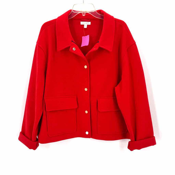 Size XL CROWN & IVY Red Jacket