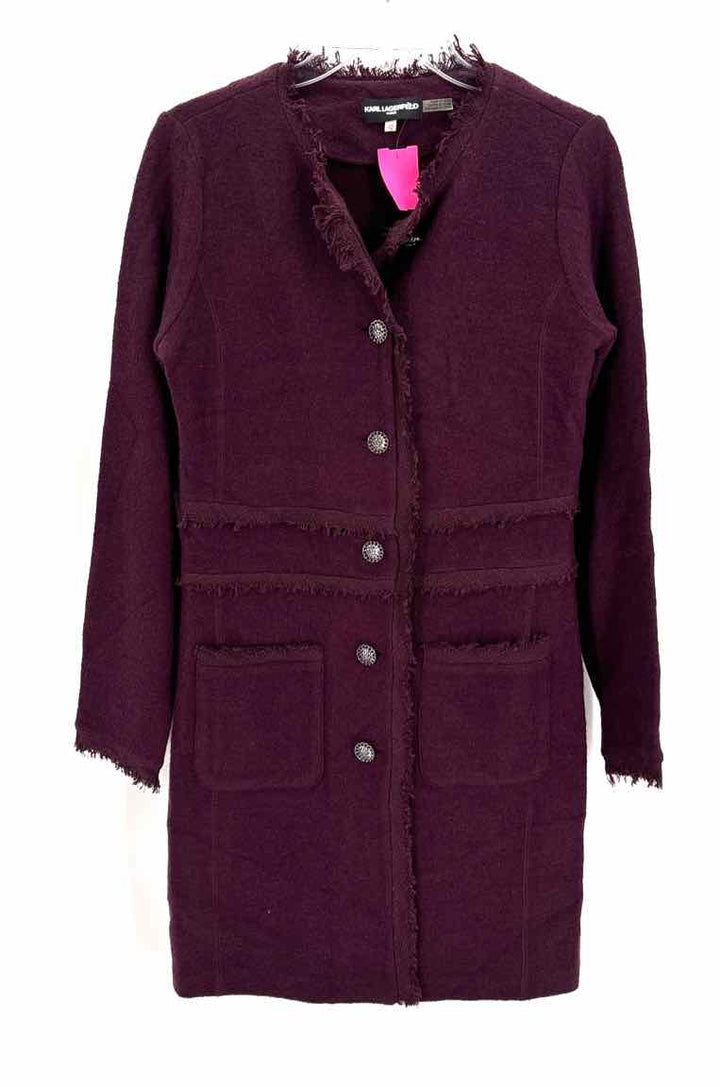 Size XS KARL LAGERFELD Purple Jacket