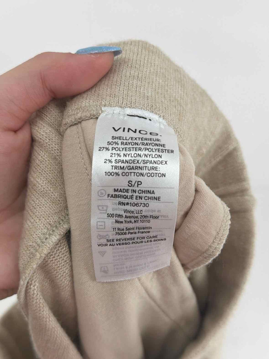 Size S VINCE Tan Pants