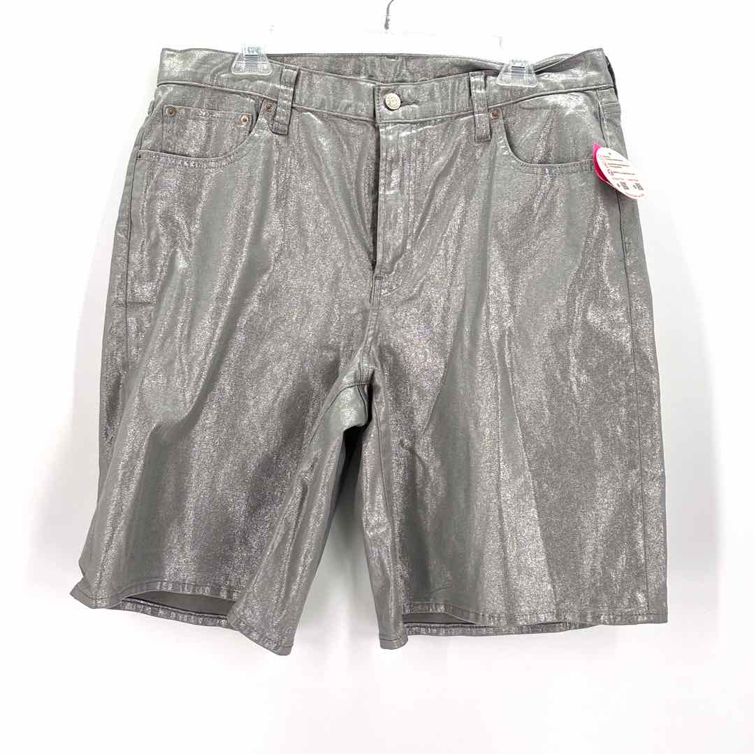 Size 14 GAP Silver Denim Skirt