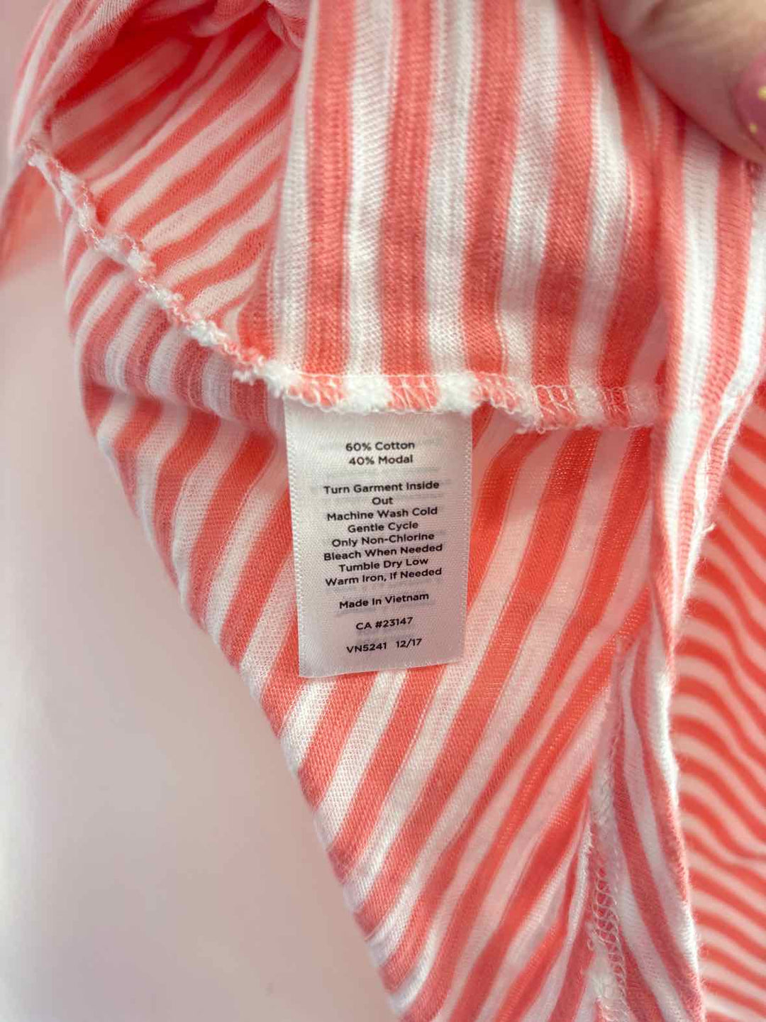 Size L Talbots PINK PRINT Shirt