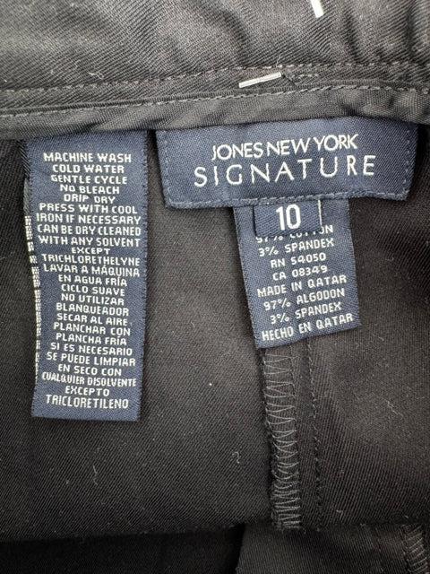 Size 10 Jones New York Black Pants