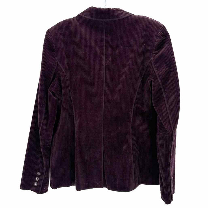 Size 14 JOAN VASS Purple Corduroy Jacket