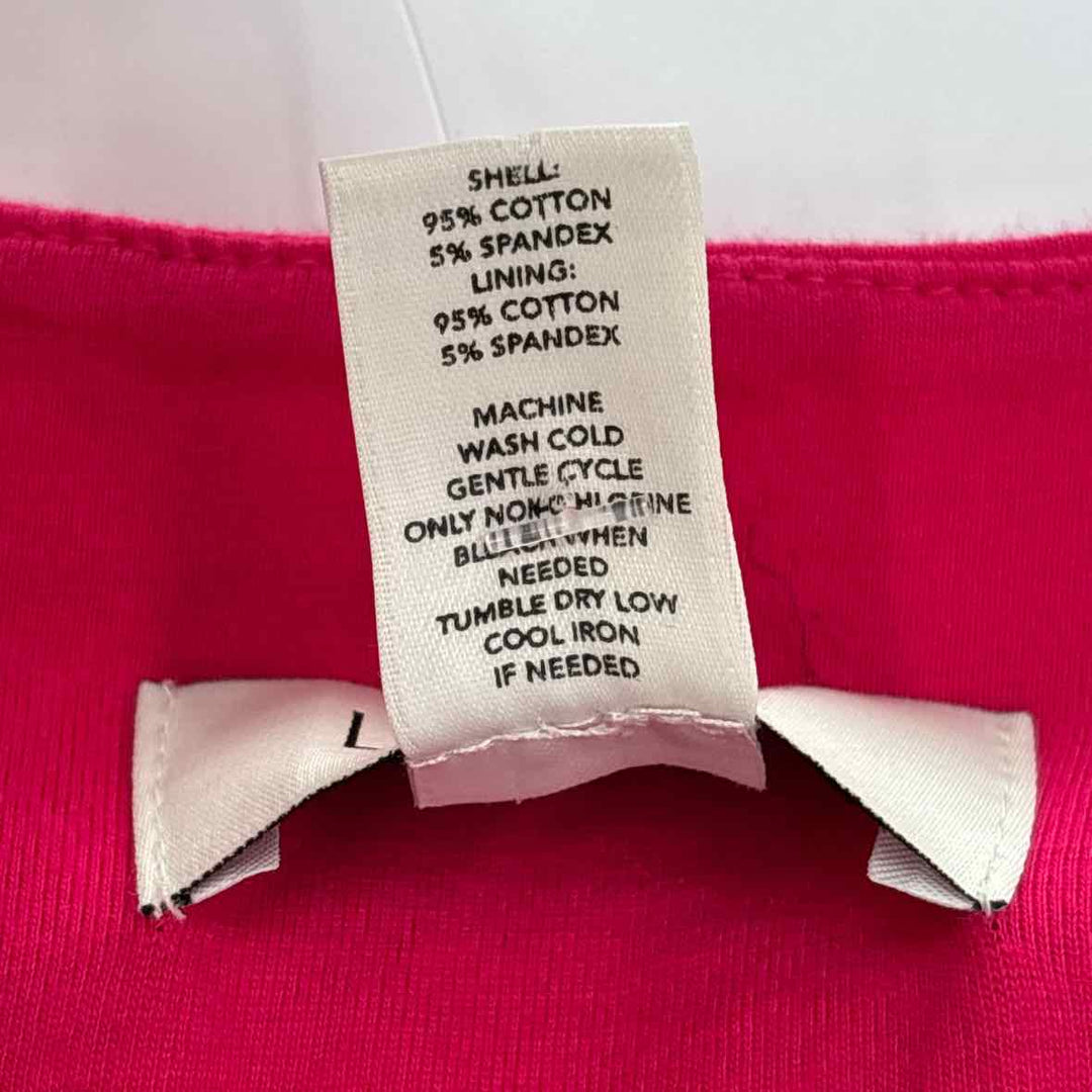 Size S LOFT Hot Pink Cotton Dress