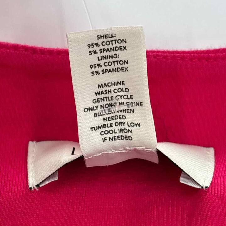 Size S LOFT Hot Pink Cotton Dress