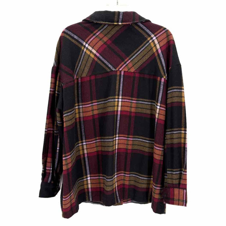 Size X Black Flannel Jacket