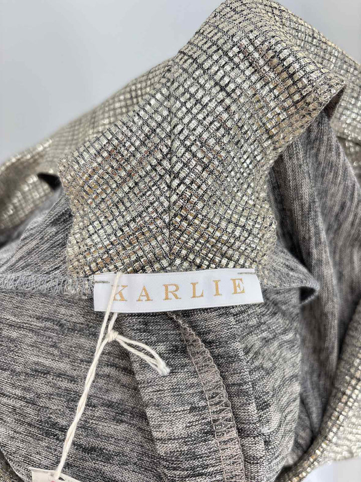 Size M KARLIE Gold Shirt