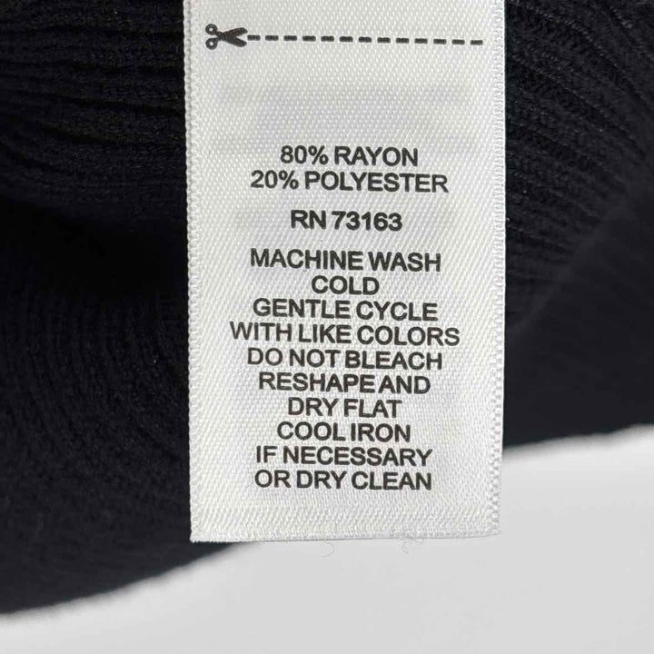 Size M CABLE & GAUGE Black Sweater