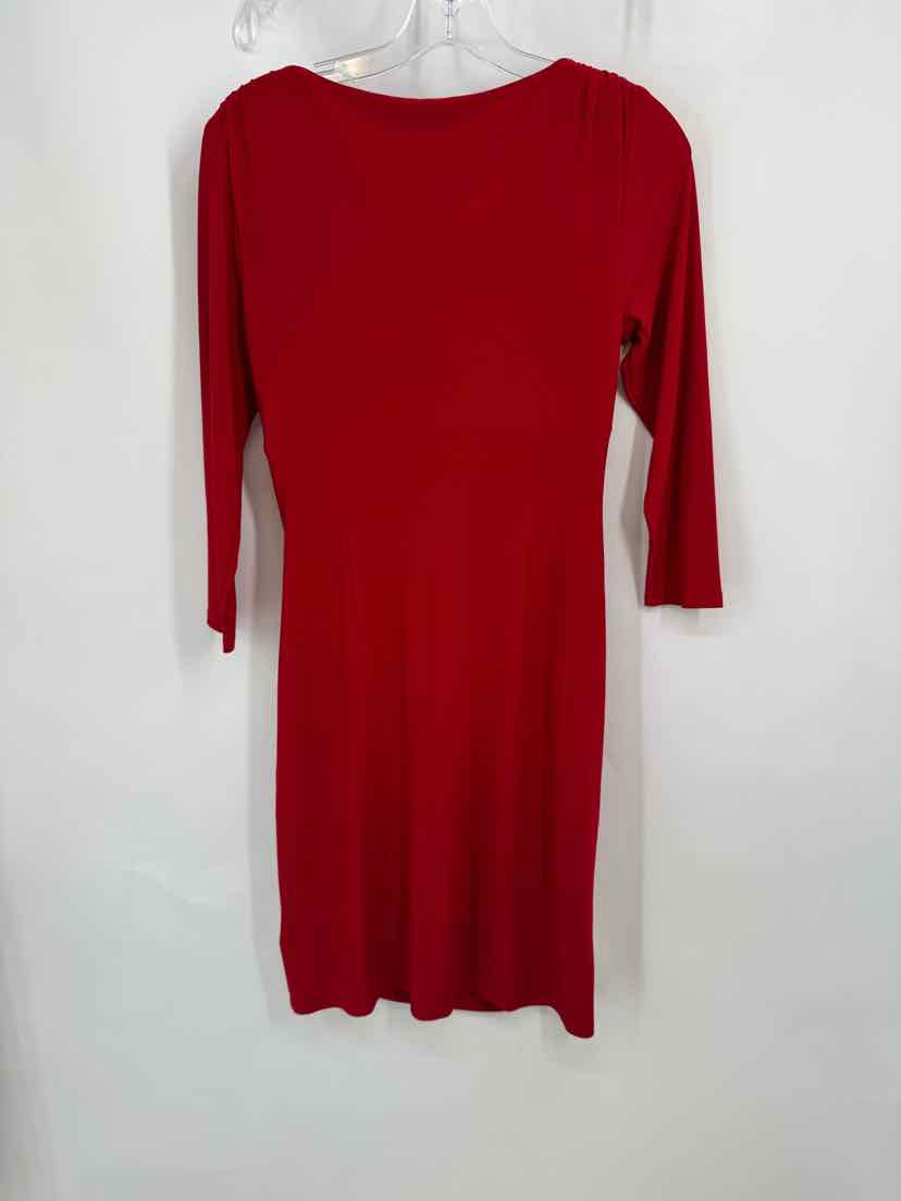 Size 4 RALPH LAUREN Red Dress