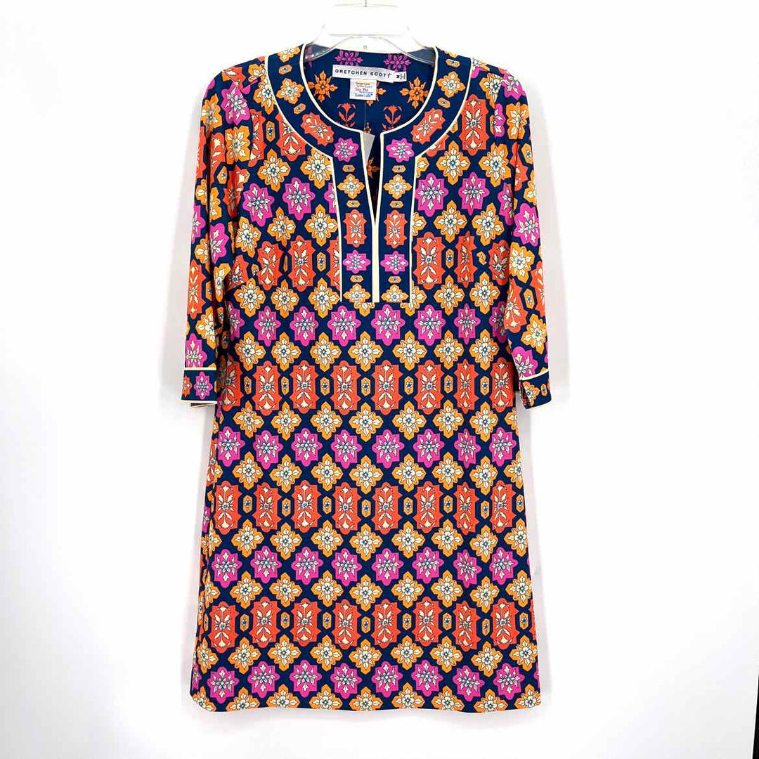Size M Gretchen Scott Orange Dress