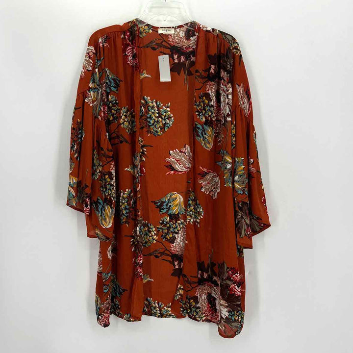 Size M/L Umgee Orange Cardigan