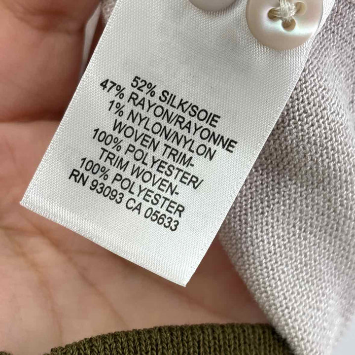 Size XS NIC + ZOE Beige Knit Pants