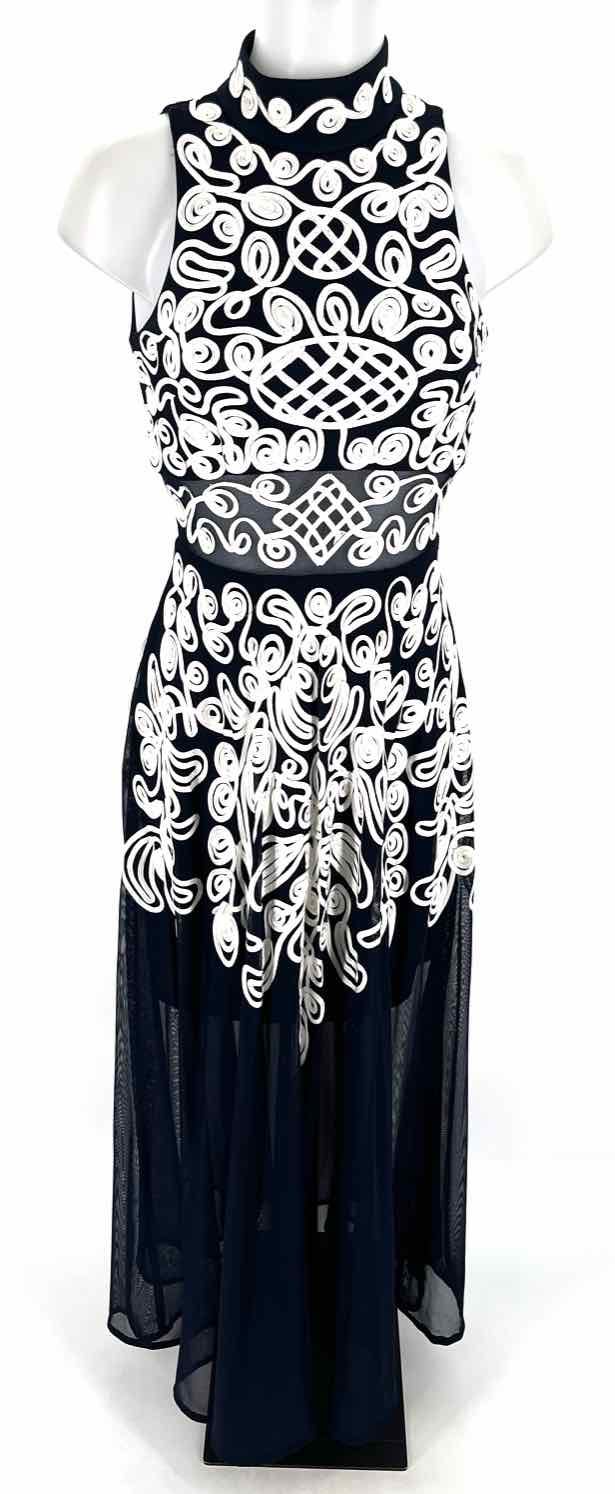 Size 4 AQUA Navy Dress