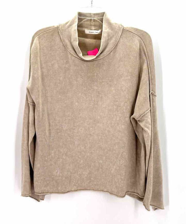 Size S MUSTARD SEED Cream Sweater
