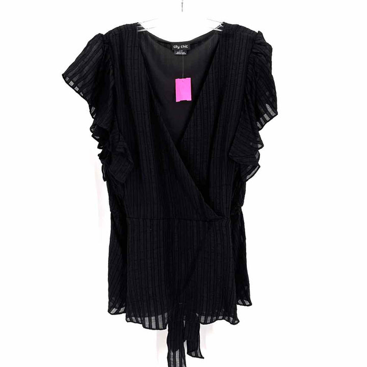 Size 20 CITY CHIC Black Sweater