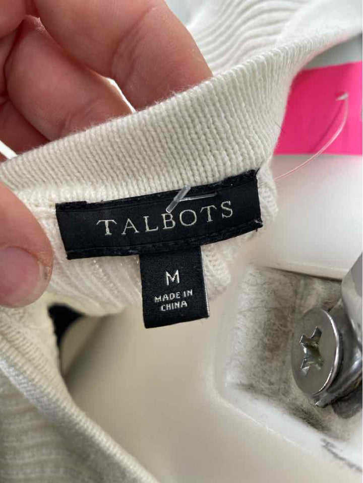 Size M Talbots Cream Sweater