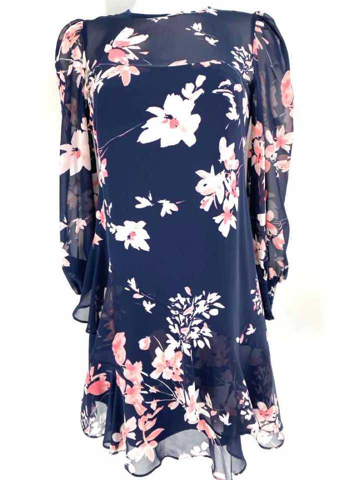 Size 0 ELIZA J Navy Dress
