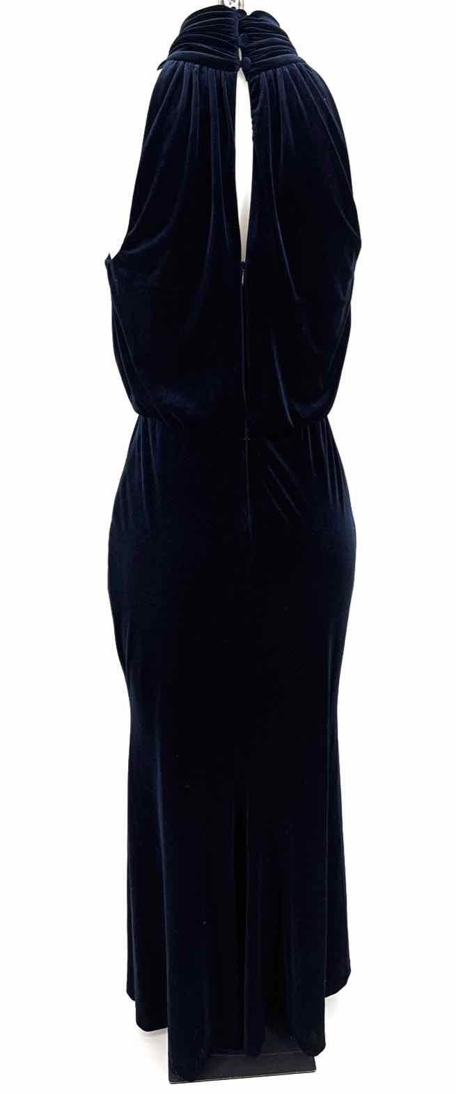 Size 8 ELIZA J Navy Velour Dress