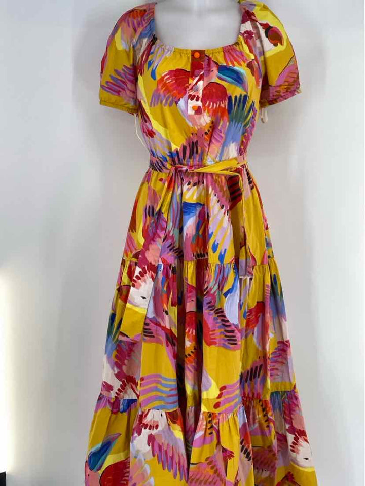Size L FARM RIO Multi-Color Dress