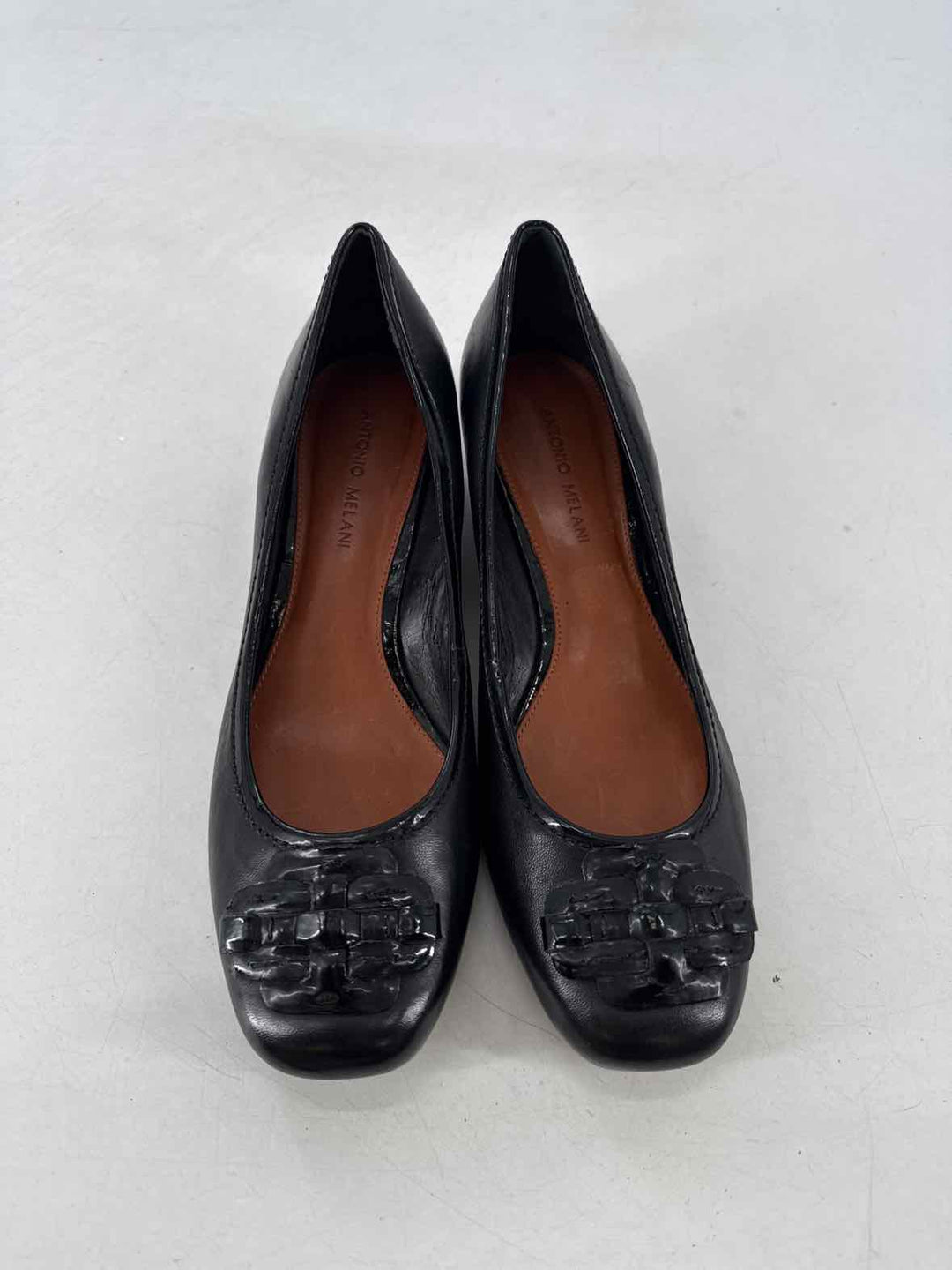 Shoe Size 10 ANTONIO MELANI Black Flats