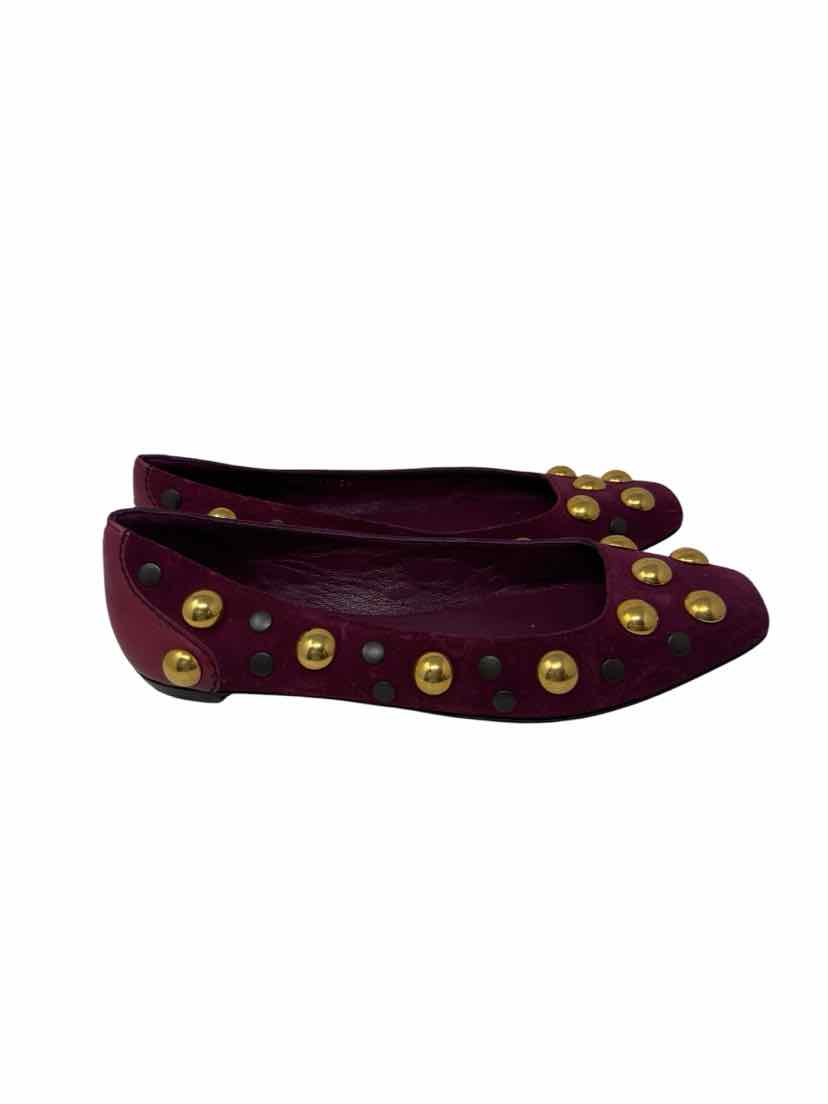 Shoe Size 38 Gucci Purple Suede Luxury - Flats