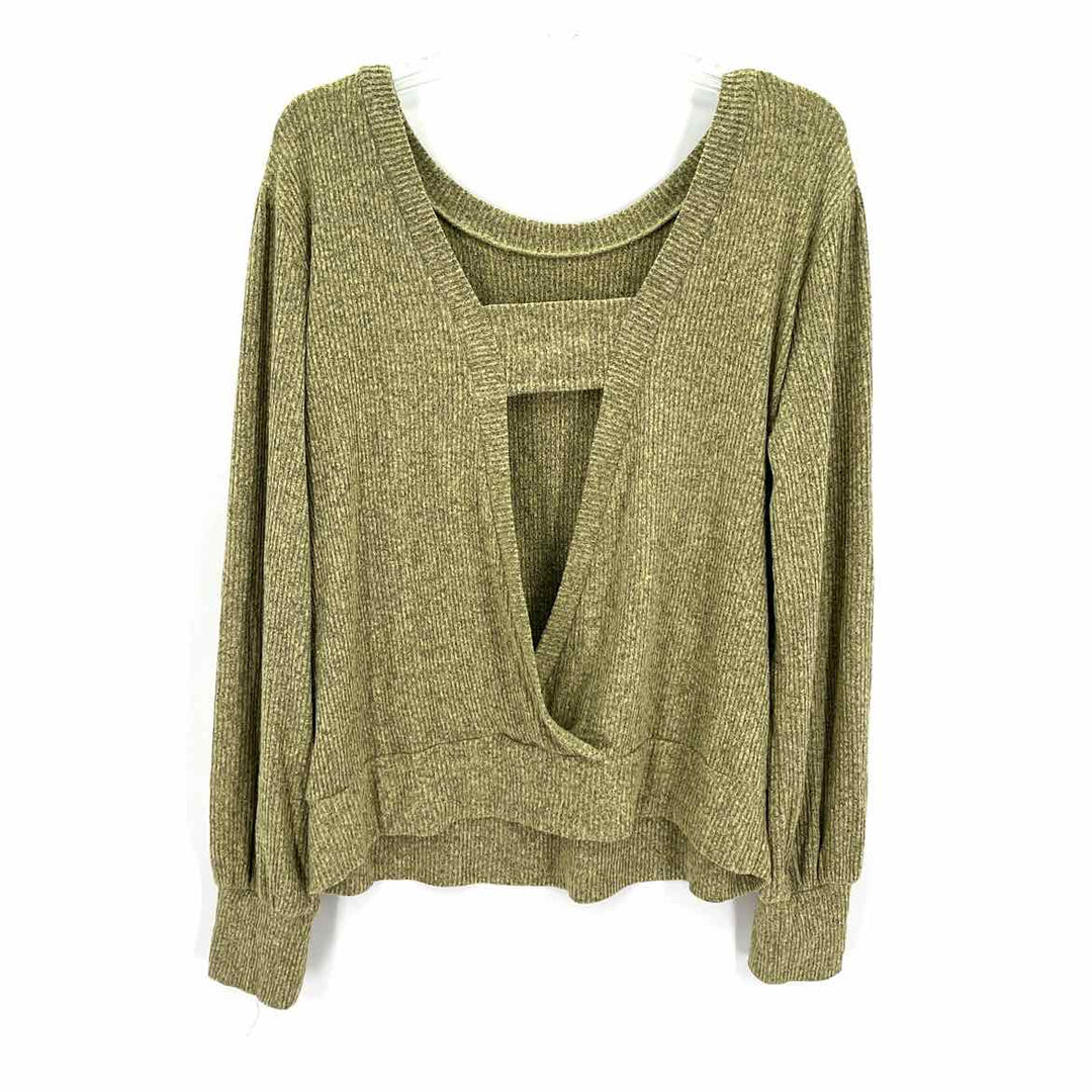 Size L Green Print Shirt